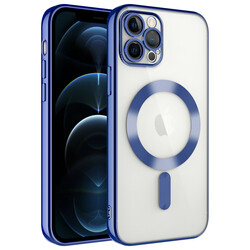Apple iPhone 11 Pro Max Kılıf Kamera Korumalı Magsafe Wireless Şarj Özellikli Zore Demre Kapak - 6