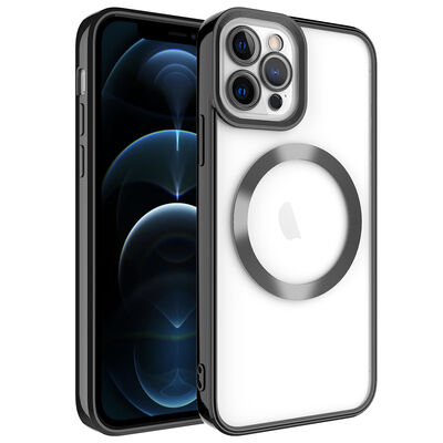 Apple iPhone 11 Pro Max Kılıf Magsafe Wireless Şarj Özellikli Zore Setro Silikon - 5