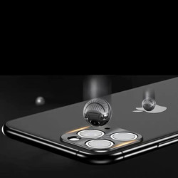 Apple iPhone 11 Pro Max Zore Metal Kamera Koruyucu - 4