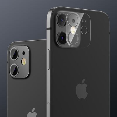 Apple iPhone 12 Benks Soft Kamera Lens Koruyucu Cam - 2