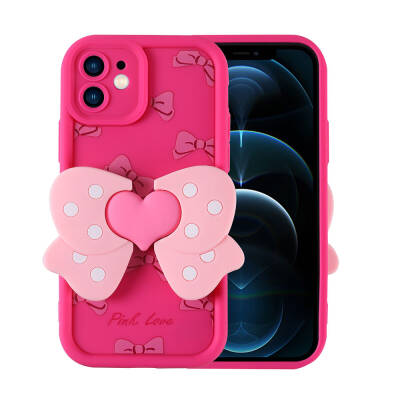 Apple iPhone 12 Case Camera Protected Figure Designed Zore Cover - 9