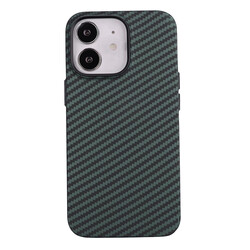 Apple iPhone 12 Case Carbon Fiber Look Zore Karbono Cover - 13
