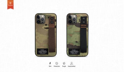 Apple iPhone 12 Case Kajsa Cordura Series Military Cover - 4