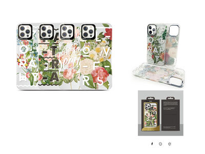 Apple iPhone 12 Case Kajsa Floral Cover - 3