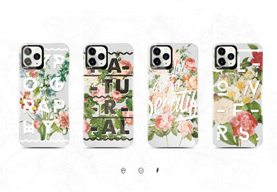 Apple iPhone 12 Case Kajsa Floral Cover - 4