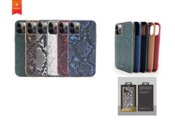 Apple iPhone 12 Case Kajsa Glamorous Series Snake Pattern Cover - 3