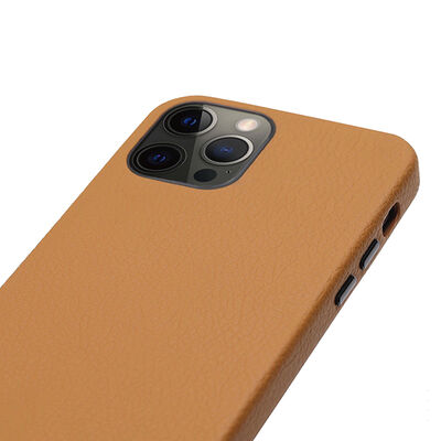 Apple iPhone 12 Case ​Kajsa Litchi Cover - 4