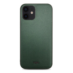 Apple iPhone 12 Case ​Kajsa Luxe Collection Genuine Leather Cover - 1