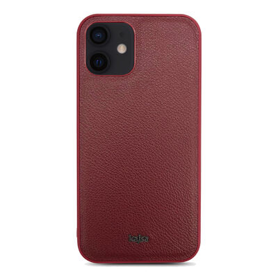 Apple iPhone 12 Case ​Kajsa Luxe Collection Genuine Leather Cover - 10
