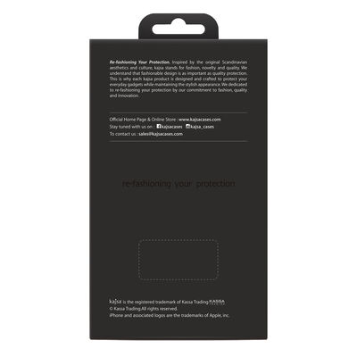 Apple iPhone 12 Case Kajsa Neo Clasic Series Mono K Strap Cover - 4