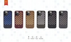 Apple iPhone 12 Case Kajsa Preppie Series Spotlight Woven Cover - 3