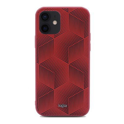 Apple iPhone 12 Case Kajsa Splendid Series 3D Cube Cover - 8