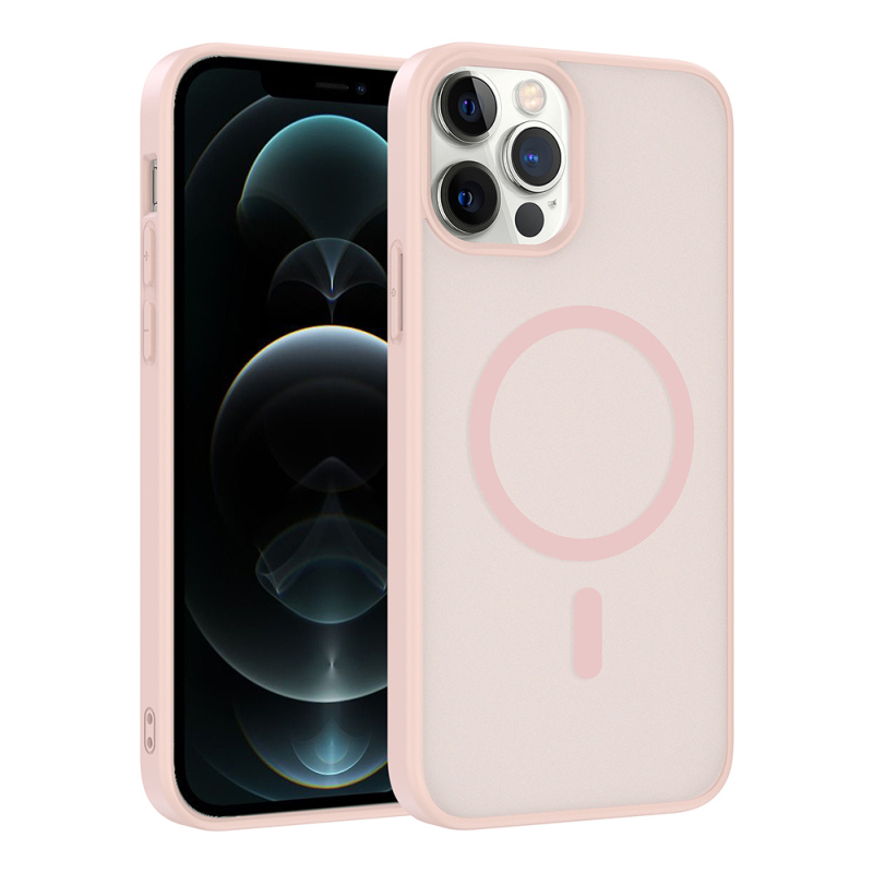 Apple iPhone 12 Case M-safe Charging Feature Zore Ballet Flat Cover - 1