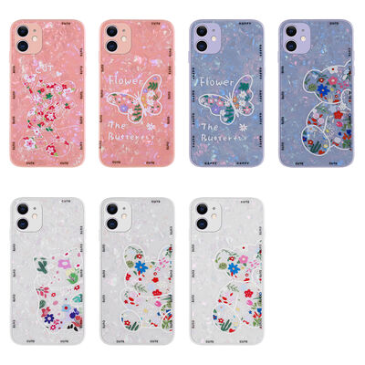 Apple iPhone 12 Case Patterned Hard Silicone Zore Mumila Cover - 2