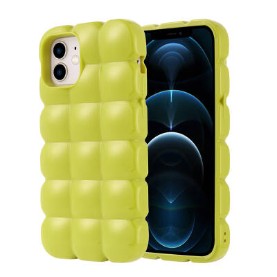 Apple iPhone 12 Case Shiny Flexible Silicone Zore Dom Dom Cover - 1