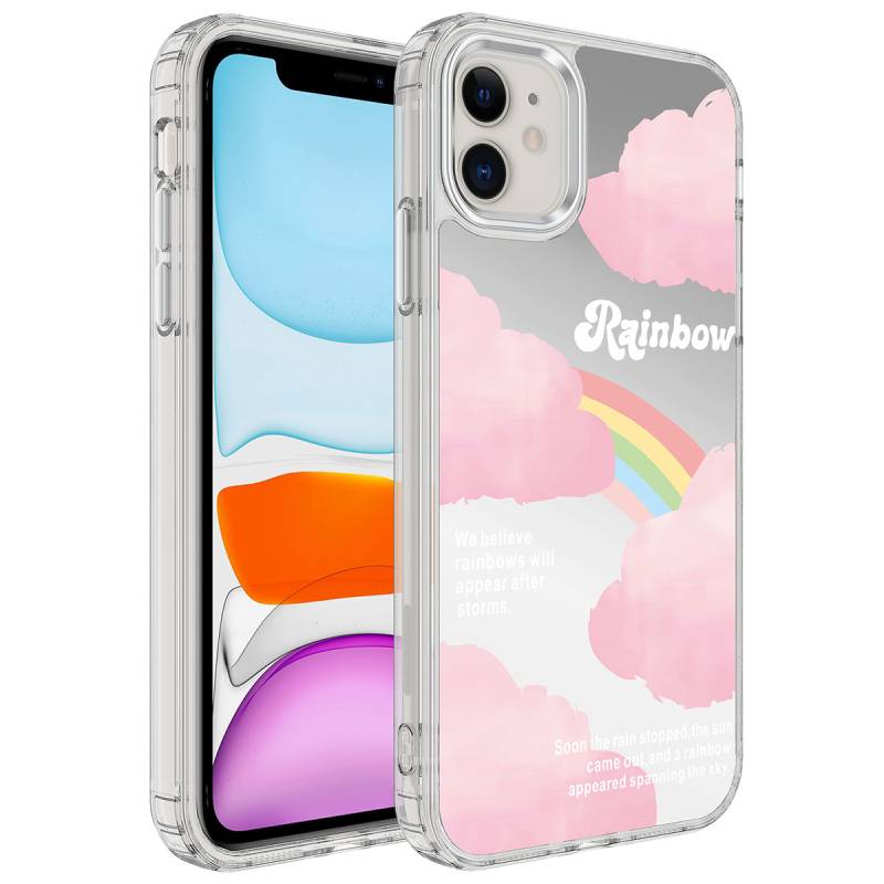 Apple iPhone 12 Case With Airbag Shiny Design Zore Mimbo Cover - 7