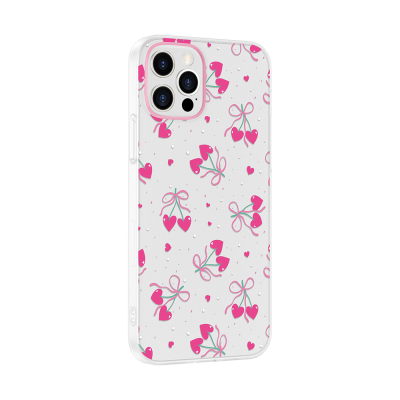 Apple iPhone 12 Case with Camera Protector, Patterned Zore Clip Cover - 6