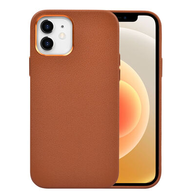 Apple iPhone 12 Case Wiwu Calfskin Cover - 1