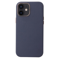 Apple iPhone 12 Case Zore Leathersafe Wireless Cover - 8