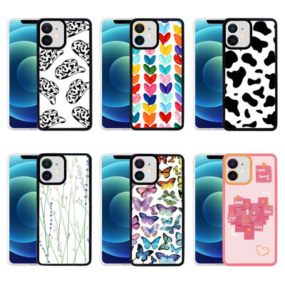 Apple iPhone 12 Case Zore M-Fit Patterned Cover - 2