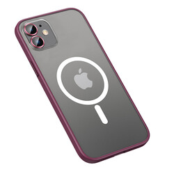Apple iPhone 12 Case Zore Mokka Wireless Cover - 14