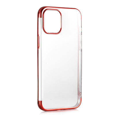 Apple iPhone 12 Case Zore Dört Köşeli Lazer Silicon Cover - 5