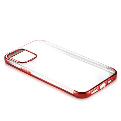 Apple iPhone 12 Case Zore Dört Köşeli Lazer Silicon Cover - 3