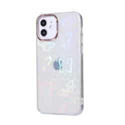Apple iPhone 12 Case Zore Sidney Patterned Hard Cover - 1