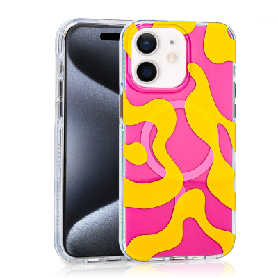 Apple iPhone 12 Case Zore Stilo Cover with Magsafe Charging Feature - 6