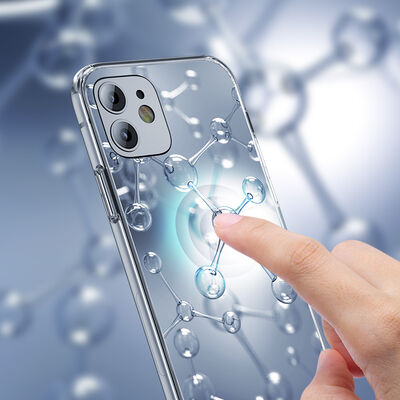 Apple iPhone 12 Kılıf Benks ​​​​​​Magic Crystal Clear Glass Kapak - 3