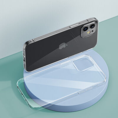 Apple iPhone 12 Kılıf Benks Transparent Kapak - 4
