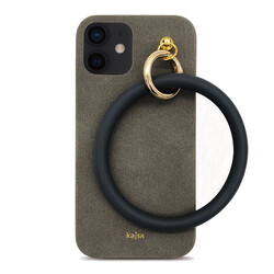 Apple iPhone 12 Kılıf Kajsa Splendid Serisi Morandi Ring Kapak - 13