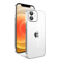 Apple iPhone 12 Kılıf Kamera Korumalı Renkli Çerçeveli Zore Garaj Kapak - 1