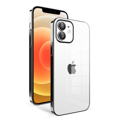 Apple iPhone 12 Kılıf Kamera Korumalı Renkli Çerçeveli Zore Garaj Kapak - 3