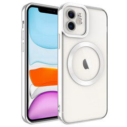 Apple iPhone 12 Kılıf Magsafe Wireless Şarj Özellikli Zore Setro Silikon - 3