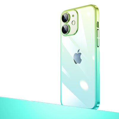 Apple iPhone 12 Kılıf Parlak Renk Geçişli Kamera Korumalı Zore Senkron Kapak - 4