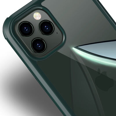 Apple iPhone 12 Kılıf Zore Dor Silikon Temperli Cam Kapak - 6