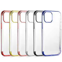 Apple iPhone 12 Mini Case Zore Dört Köşeli Lazer Silicon Cover - 2