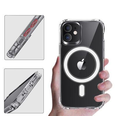 Apple iPhone 12 Mini Case Zore Tacsafe Wireless Cover - 9