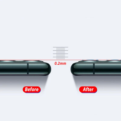 Apple iPhone 12 Mini Go Des Lens Shield Kamera Lens Koruyucu - 4