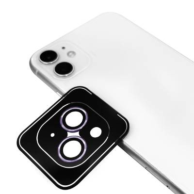 Apple iPhone 12 Mini Zore CL-11 Safir Parmak İzi Bırakmayan Anti-Reflective Kamera Lens Koruyucu - 1