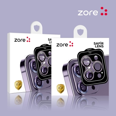 Apple iPhone 12 Mini Zore CL-11 Sapphire Anti-Fingerprint Anti-Reflective Camera Lens Protector - 3