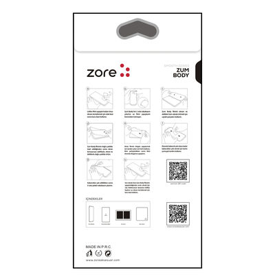 Apple iPhone 12 Mini Zore Mat Zum Body Arka Koruyucu - 2