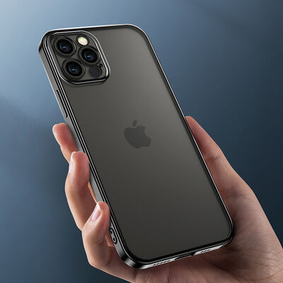 Apple iPhone 12 Pro Benks Matte Electroplated TPU Kapak - 3