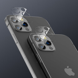 Apple iPhone 12 Pro Benks Soft Kamera Lens Koruyucu Cam - 3