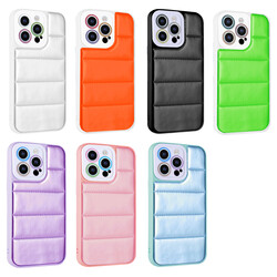 Apple iPhone 12 Pro Case Camera Protected Colorful Zore Hopscotch Cover with Airbag - 2