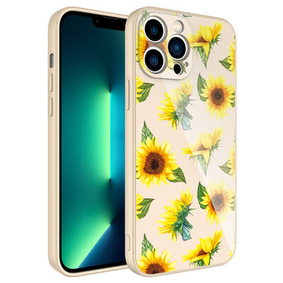 Apple iPhone 12 Pro Case Camera Protected Patterned Hard Silicone Zore Epoksi Cover - 7