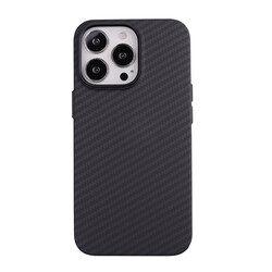 Apple iPhone 12 Pro Case Carbon Fiber Look Zore Karbono Cover - 1