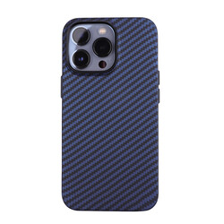 Apple iPhone 12 Pro Case Carbon Fiber Look Zore Karbono Cover - 13