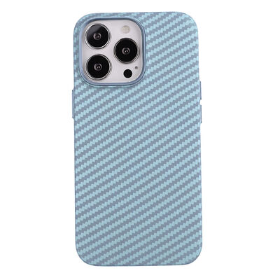 Apple iPhone 12 Pro Case Carbon Fiber Look Zore Karbono Cover - 15